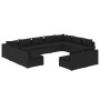 Garden furniture set 11 pieces black synthetic rattan cushions by vidaXL, Garden sets - Ref: Foro24-3102120, Price: 1,00 €, D...