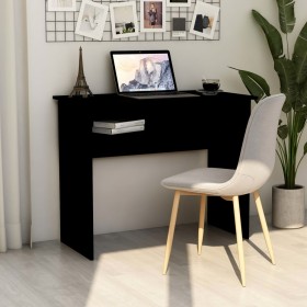 Escritorio de madera contrachapada negro 90x50x74 cm de vidaXL, Escritorios - Ref: Foro24-801171, Precio: 52,02 €, Descuento: %