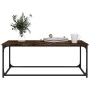 Smoked oak wood and iron coffee table 102x50x40 cm by vidaXL, Coffee table - Ref: Foro24-823299, Price: 54,99 €, Discount: %