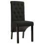 Dining chairs 6 units of black fabric by vidaXL, dining chairs - Ref: Foro24-276976, Price: 541,44 €, Discount: %