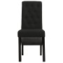 Sillas de comedor 6 unidades de tela negra de vidaXL, Sillas de comedor - Ref: Foro24-276976, Precio: 541,99 €, Descuento: %