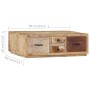 Mesa de centro de madera maciza de mango 90x60x30 cm de vidaXL, Mesas de centro - Ref: Foro24-249863, Precio: 151,99 €, Descu...