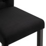 Sillas de comedor 6 unidades de tela negra de vidaXL, Sillas de comedor - Ref: Foro24-276976, Precio: 541,99 €, Descuento: %