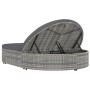 Lounger for 2 people with gray synthetic rattan cushions by vidaXL, Outdoor beds - Ref: Foro24-48127, Price: 391,92 €, Discou...