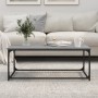 Sonoma gray wood and iron coffee table 102x50x40 cm by vidaXL, Coffee table - Ref: Foro24-823300, Price: 52,37 €, Discount: %