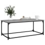 Sonoma gray wood and iron coffee table 102x50x40 cm by vidaXL, Coffee table - Ref: Foro24-823300, Price: 52,37 €, Discount: %