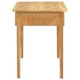 Desk with 2 drawers solid teak wood 110x52x75 cm by vidaXL, Desks - Ref: Foro24-340738, Price: 218,99 €, Discount: %