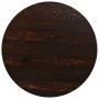 Dark ash round MDF and steel bistro bar table 80x75 cm by vidaXL, Kitchen and dining tables - Ref: Foro24-245610, Price: 154,...