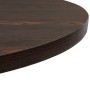 Dark ash round MDF and steel bistro bar table 80x75 cm by vidaXL, Kitchen and dining tables - Ref: Foro24-245610, Price: 154,...