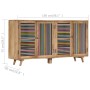 Sideboard aus massivem Mangoholz, 150 x 30 x 75 cm von vidaXL, Sideboards - Ref: Foro24-249865, Preis: 546,00 €, Rabatt: %