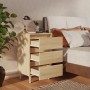 Bedside tables 2 units oak wood legs Sonoma 40x35x69 cm by vidaXL, Nightstands - Ref: Foro24-805894, Price: 108,25 €, Discoun...