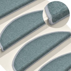 Stair tread mats 15 pcs blue 65x24x4 cm by vidaXL, Stair mats - Ref: Foro24-322363, Price: 51,33 €, Discount: %