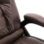 Dark Brown Faux Suede Leather Massage Office Chair by vidaXL, Office chairs - Ref: Foro24-20580, Price: 230,77 €, Discount: %