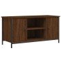 Oak brown plywood TV cabinet 100x40x50 cm by vidaXL, TV Furniture - Ref: Foro24-832767, Price: 68,99 €, Discount: %