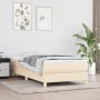 Box spring bed with cream fabric mattress 90x190 cm by vidaXL, Beds and slatted bases - Ref: Foro24-3144140, Price: 287,11 €,...