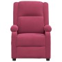 Sillón reclinable de terciopelo rojo tinto de vidaXL, Sillones - Ref: Foro24-342404, Precio: 223,04 €, Descuento: %