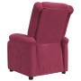 Sillón reclinable de terciopelo rojo tinto de vidaXL, Sillones - Ref: Foro24-342404, Precio: 223,04 €, Descuento: %