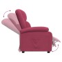 Sillón reclinable de terciopelo rojo tinto de vidaXL, Sillones - Ref: Foro24-342404, Precio: 223,04 €, Descuento: %