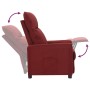 Red Fabric Recliner by vidaXL, Armchairs - Ref: Foro24-342256, Price: 171,99 €, Discount: %