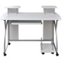 White plywood computer desk 110x52x88.5 cm by vidaXL, Desks - Ref: Foro24-20584, Price: 79,12 €, Discount: %