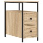 Sonoma oak engineered wood bedside table 30x60x60 cm by vidaXL, Nightstands - Ref: Foro24-826065, Price: 70,76 €, Discount: %