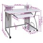 Weißer Computertisch aus Sperrholz, 110 x 52 x 88,5 cm von vidaXL, Schreibtische - Ref: Foro24-20584, Preis: 99,67 €, Rabatt: %