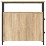 Mesita de noche madera de ingeniería roble Sonoma 30x60x60 cm de vidaXL, Mesitas de noche - Ref: Foro24-826065, Precio: 70,76...