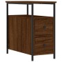 Oak brown engineered wood bedside table 30x60x60 cm by vidaXL, Nightstands - Ref: Foro24-826071, Price: 59,14 €, Discount: %