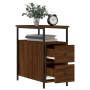 Oak brown engineered wood bedside table 30x60x60 cm by vidaXL, Nightstands - Ref: Foro24-826071, Price: 59,14 €, Discount: %