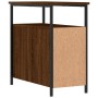 Oak brown engineered wood bedside table 30x60x60 cm by vidaXL, Nightstands - Ref: Foro24-826071, Price: 59,14 €, Discount: %