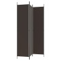 Three-panel brown fabric room divider 150x220 cm by vidaXL, Room dividers - Ref: Foro24-350195, Price: 36,14 €, Discount: %