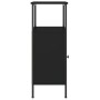 Mesita de noche madera de ingeniería negra 41x31x80 cm de vidaXL, Mesitas de noche - Ref: Foro24-825923, Precio: 48,28 €, Des...