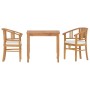 Garden dining set 3 pieces solid teak wood by vidaXL, Garden sets - Ref: Foro24-3155755, Price: 401,56 €, Discount: %