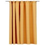 Blackout curtain with hooks yellow linen look 290x245 cm by vidaXL, Curtains and curtains - Ref: Foro24-321199, Price: 36,47 ...