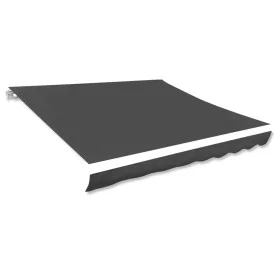 Toldo de lona blanco gris antracita 400x300 cm de vidaXL, Toldos - Ref: Foro24-143710, Precio: 69,85 €, Descuento: %