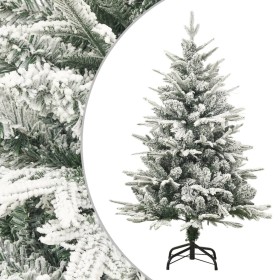 Künstlicher Weihnachtsbaum mit Schnee PVC und grünem PE 120 cm von vidaXL, Weihnachtsbäume - Ref: Foro24-328492, Preis: 86,89...