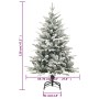 Árbol de Navidad artificial con nieve PVC y PE verde 120 cm de vidaXL, Arboles de navidad - Ref: Foro24-328492, Precio: 49,83...