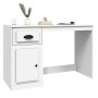 Escritorio con cajón madera contrachapada blanco 115x50x75 cm de vidaXL, Escritorios - Ref: Foro24-816472, Precio: 83,84 €, D...