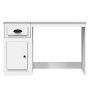 Escritorio con cajón madera contrachapada blanco 115x50x75 cm de vidaXL, Escritorios - Ref: Foro24-816472, Precio: 83,84 €, D...