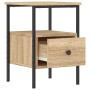 Sonoma oak engineered wood bedside table 34x36x50 cm by vidaXL, Nightstands - Ref: Foro24-826045, Price: 49,11 €, Discount: %