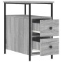 Mesita de noche madera de ingeniería gris Sonoma 30x60x60 cm de vidaXL, Mesitas de noche - Ref: Foro24-826069, Precio: 65,18 ...