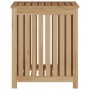 Laundry basket solid teak wood 50x35x60 cm by vidaXL, Laundry baskets - Ref: Foro24-340759, Price: 74,11 €, Discount: %