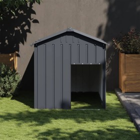 Hundehütte mit grau verzinktem Stahldach 117x153x123 cm von vidaXL, Hundehütten - Ref: Foro24-172348, Preis: 164,46 €, Rabatt: %