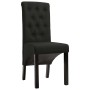 Dining chairs 4 units of black fabric by vidaXL, dining chairs - Ref: Foro24-276975, Price: 361,74 €, Discount: %