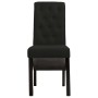 Sillas de comedor 4 unidades de tela negra de vidaXL, Sillas de comedor - Ref: Foro24-276975, Precio: 362,99 €, Descuento: %