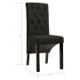 Dining chairs 4 units of black fabric by vidaXL, dining chairs - Ref: Foro24-276975, Price: 361,74 €, Discount: %