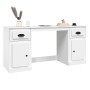 Escritorio con armario madera contrachapada blanco de vidaXL, Escritorios - Ref: Foro24-3185327, Precio: 136,31 €, Descuento: %