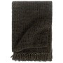 Anthracite gray/brown cotton blanket 220x250 cm by vidaXL, Blankets - Ref: Foro24-133751, Price: 49,69 €, Discount: %