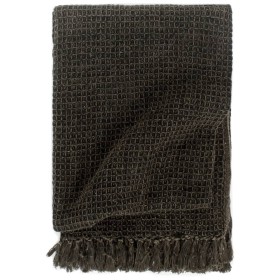 Anthracite gray/brown cotton blanket 220x250 cm by vidaXL, Blankets - Ref: Foro24-133751, Price: 49,99 €, Discount: %