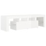 TV cabinet with bright white LED lights 140x36.5x40 cm by vidaXL, TV Furniture - Ref: Foro24-804370, Price: 127,15 €, Discoun...